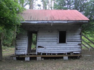 Point of Pines Slave Cabin Prior to the Dismantling Process